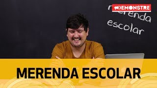 A importância da MERENDA ESCOLAR [upl. by Nae]