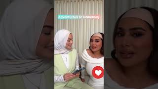 Omaya Zain Plays THIS OR THAT With Huda Beauty beauty trending viralvideo hudabeauty [upl. by Torey198]