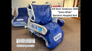 Hill Rom P1840 TotalCare Extrawide Bariatric Sport Bed [upl. by Liddy]