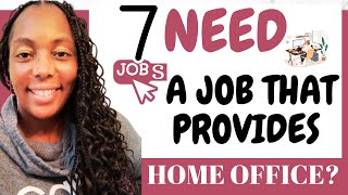 7 Work from Home Jobs with Equipment Provided Hiring Immediately [upl. by Riana]