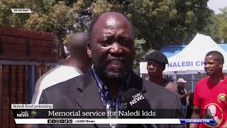 Food Poisoning  Memorial service for Naledi children [upl. by Lasser110]