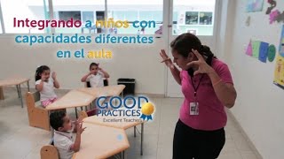 Integrando a niños con capacidades diferentes en el aula [upl. by Bethanne]