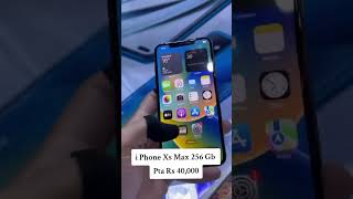 iPhone XS Max 256GB Battery 🔋 100 new 🆕 📱Qaharkhan yt video iPhones [upl. by Esinaj]