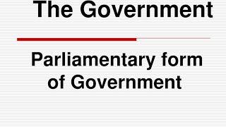 parliamentary system explain what is parliamentary form of government  explain in Urdu and Hindi [upl. by Woody]