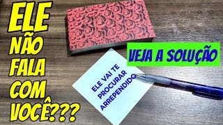 🟢 SIMPATIA para ELE me PROCURAR APAIXONADO  e Ficar louco por mim [upl. by Gerita]