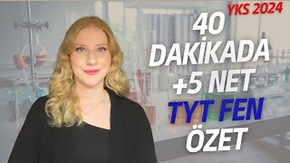 40 Dakikada Tyt Fen 5 Net Garanti Konu Özeti yks yks2024 [upl. by Lowenstern]