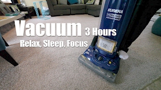 Vacuum Cleaner Sound and Video 3 Hours  Relax Focus Sleep ASMR [upl. by Ahsiemak]