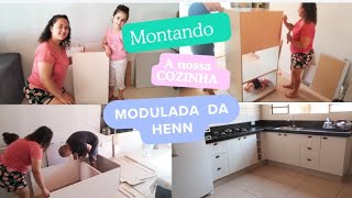 montamos nossa cozinha dos sonhoscozinha henn estilo americano [upl. by Eshelman]