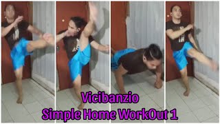 Vicibanzio Simple Home WorkOut 1 Covid 19 on 2020 Video  Reupload [upl. by Cindi]