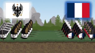 FrancoPrussian War 18701871 Countryball at War [upl. by Aiel]