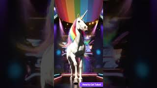 Unicorn’s Magical Transformation into Rainbow Pony Stuns AGT！独角兽神奇变身彩虹小马！ユニコーンがレインボーポニーに大変身、AGTを驚かせる [upl. by Afatsum]