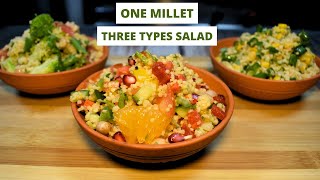 Millet Recipes  Millet Salads  How to Make Millets  Weight Loss Recipes  Chef Sahajan [upl. by Ahsaeit]