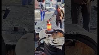 Forging process in steel factory [upl. by Naryt]