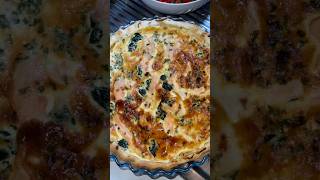 Quiche Saumon Épinard recettefacile saumon [upl. by Trevethick]