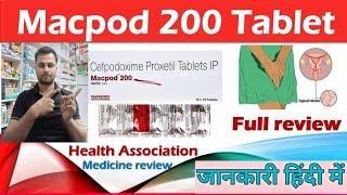 Macpod 200mg tablet uses  Cefpodoxime proxetil tablets IP  mecpod tablet uses in hindi [upl. by Ilona726]