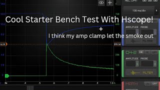 Made a simple starter bench test Spent more time testing my test equipment What do you think [upl. by Petua]