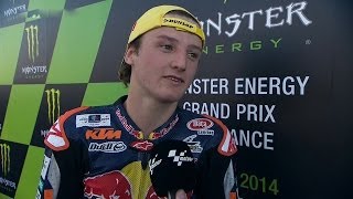 Moto3™ Le Mans 2014  Jack Miller interview [upl. by Yelik]