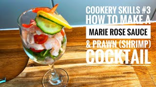 How to make Marie Rose Cocktail Sauce amp a classic Prawn Cocktail [upl. by Rehpotsrik]