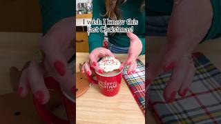 Make frozen whipped cream hot cocoa toppers for the ultimate holiday treat cocoa Christmas [upl. by Ainimreh]