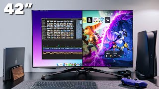 ASUS 42” OLED Review  A Perfect Monitor [upl. by Atronna]