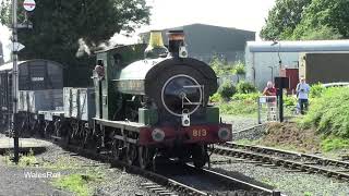 813 GWR 060 Saddle Tank Port Talbot Railway shunting freightquotPreservationquot SVR 160921 [upl. by Kotta]