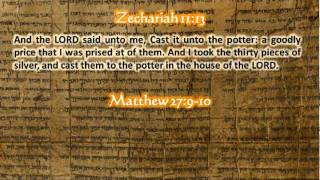 KJV Error NT Quote of Zechariah 1113 [upl. by Amol]