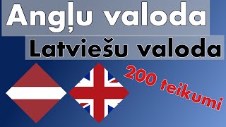 200 teikumi  Angļu valoda  Latviešu valoda [upl. by Tsew585]