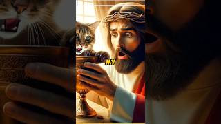 This Cat knocked over Jesus Chalice biblequizchallenge quiz christianquiz [upl. by Zielsdorf971]