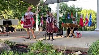 International PEACE Gardens SLC Folk Festival presentation Germany [upl. by Maureene]