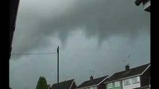 Thunder Shower  2 Funnel Clouds 372007 [upl. by Zennas738]