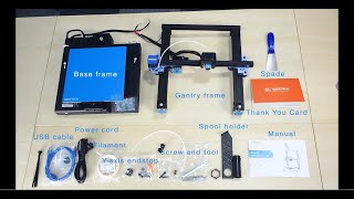 Geeetech Mizar S Unboxing installation and autoleveling instruction [upl. by Wiggins]