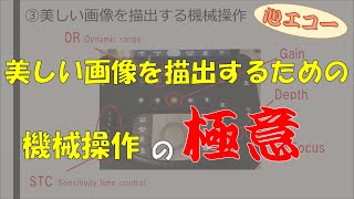 【心エコー】機械操作のポイントを覚えてキレイな画像を出そう！ [upl. by Eanod]