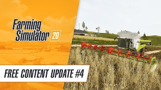 Farming Simulator 20 Free Content Update 4 available [upl. by Suirtimed]