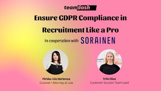 Ensure GDPR Compliance in Recruitment Like a Pro [upl. by Suzan]