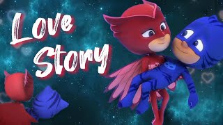 ❤️Catboy x Owlette💙 Love Story for my friend valenchannelyt23 [upl. by Zetroc472]