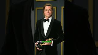 Brad Pitts First Oscar Win Best Supporting Actor 2020 for Once Upon a Time in Hollywood [upl. by Huoh]