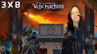 The Legend Of Vox Machina Season 3  Ep 8 Reaction Siege amp Silence Critical Role [upl. by Suivat668]