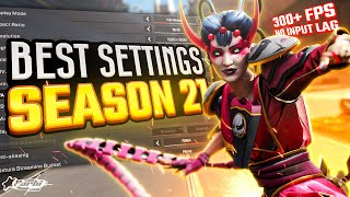 The BEST Apex Legends Settings for Season 21 INCREASE FPS [upl. by Sirotek]