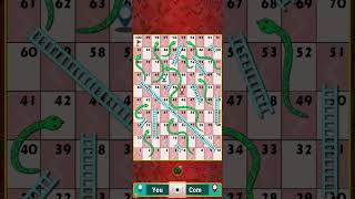 snake amp ladders play in ludo King  gametion shortvideo like subscribe [upl. by Eelam808]