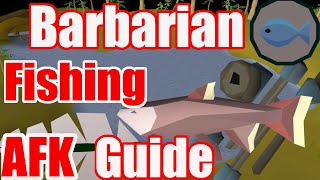 OSRS  Barbarian Fishing  AFK  Training  Quick Guide [upl. by Robinetta267]