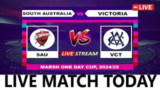 South Australia vs Victoria  SAU vs VCT  The Marsh One Day Cup 202425  LordGameYT Live [upl. by Shifrah]