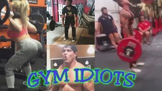 Gym Idiots  Brad Castleberry CurlShrugs amp Projectile Vomit Deadlift [upl. by Akinhoj531]