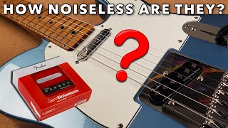 How Noiseless is Noiseless Testing Fender Gen 4 Noiseless Telecaster Pickups [upl. by Purvis]