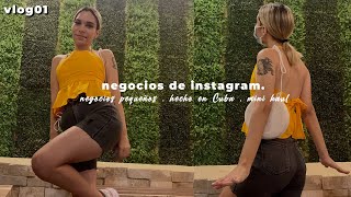 NEGOCIOS DE INSTAGRAM todo HECHO EN CUBA ¿cómo es posible ¿vale la pena  VLOG01 ✨ [upl. by Miriam]