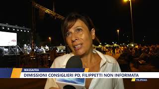 Massafra Dimissioni consiglieri PD Filippetti non informata [upl. by Inavihs]