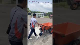 Amazing handcart moving with ganretortechnology handcartraftatech machine [upl. by Akcinat347]