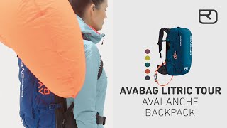 AVABAG LiTRIC TOUR avalanche backpack English  ORTOVOX [upl. by Benisch]