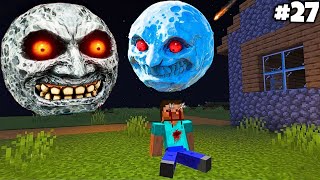 i Found Scary LUNAR MOONS 😱 in Minecraft   Part27 [upl. by Idroj320]