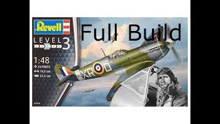 Spitfire MkIIa  Revell 148  Full Build [upl. by Mahala]