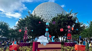 Disney Epcot FoodampWine Festival 2024 opening day with all menus 30andNerdy Magical Motivations [upl. by Einolem]